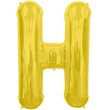 Foil Letters Metallic Gold Balloons | 34"