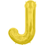 Foil Letters Metallic Gold Balloons | 34"