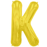 Foil Letters Metallic Gold Balloons | 34"