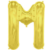 Foil Letters Metallic Gold Balloons | 34"