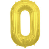 Foil Letters Metallic Gold Balloons | 34"