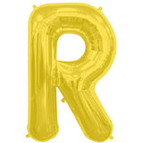 Foil Letters Metallic Gold Balloons | 34"