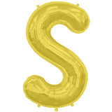 Foil Letters Metallic Gold Balloons | 34"