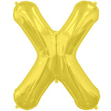 Foil Letters Metallic Gold Balloons | 34"
