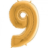 Foil Numbers Bronze Gold Balloons | 26"