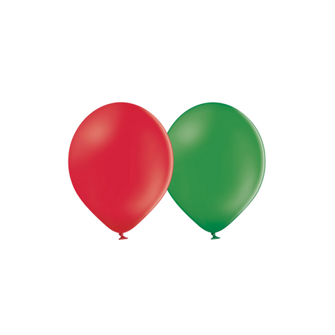 Green & Red Balloons - Morocco Flag