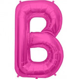 Foil Letters Metallic Pink Balloons | 34"