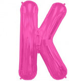 Foil Letters Metallic Pink Balloons | 34"