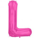 Foil Letters Metallic Pink Balloons | 34"