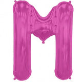 Foil Letters Metallic Pink Balloons | 34"