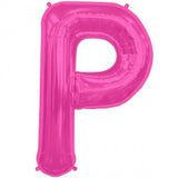 Foil Letters Metallic Pink Balloons | 34"