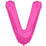 Foil Letters Metallic Pink Balloons | 34"