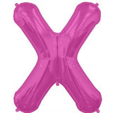 Foil Letters Metallic Pink Balloons | 34"