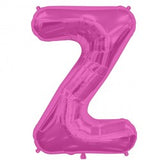 Foil Letters Metallic Pink Balloons | 34"