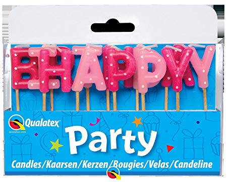 Happy Birthday Pink Candles