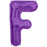 Foil Letters Metallic Purple Balloons | 34"