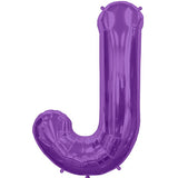 Foil Letters Metallic Purple Balloons | 34"