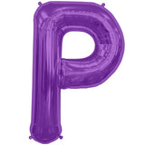Foil Letters Metallic Purple Balloons | 34"
