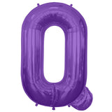 Foil Letters Metallic Purple Balloons | 34"