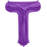 Foil Letters Metallic Purple Balloons | 34"