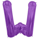 Foil Letters Metallic Purple Balloons | 34"