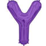 Foil Letters Metallic Purple Balloons | 34"