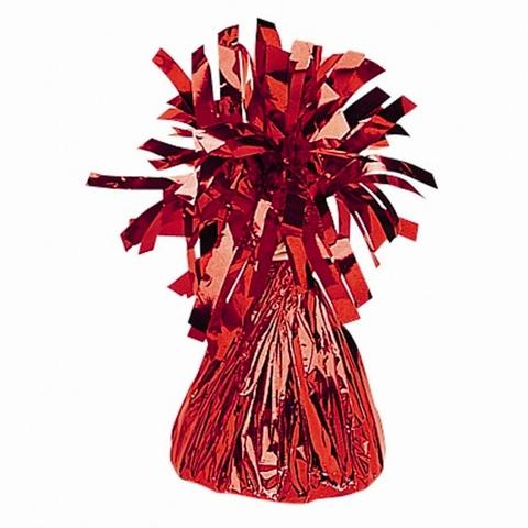 Red Frilly Foil Fountain Weight | 170g