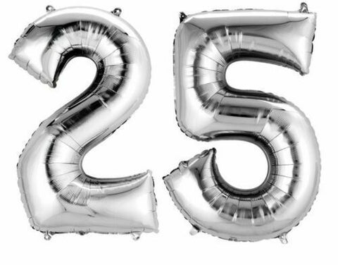 Number 25 Anniversary Balloon