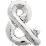 Foil Letters Metallic Silver Balloons | 34"