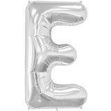 Foil Letters Metallic Silver Balloons | 34"