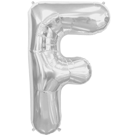 Foil Letters Metallic Silver Balloons | 34"