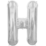 Foil Letters Metallic Silver Balloons | 34"
