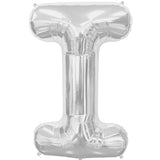Foil Letters Metallic Silver Balloons | 34"