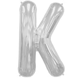 Foil Letters Metallic Silver Balloons | 34"