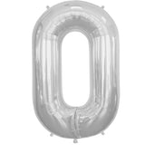 Foil Letters Metallic Silver Balloons | 34"