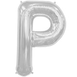 Foil Letters Metallic Silver Balloons | 34"