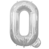 Foil Letters Metallic Silver Balloons | 34"