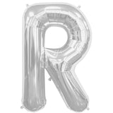 Foil Letters Metallic Silver Balloons | 34"