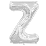Foil Letters Metallic Silver Balloons | 34"
