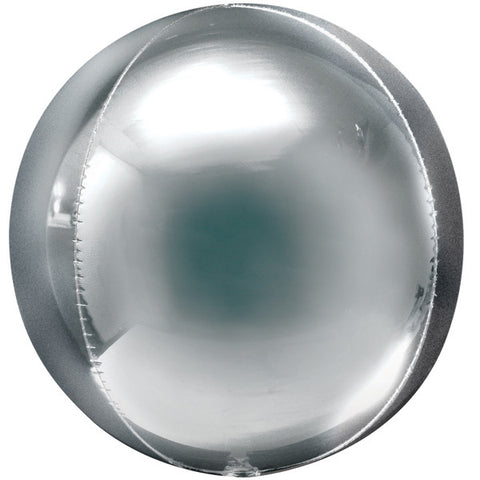 Silver Orbz Balloon | 15"