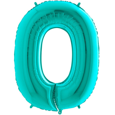 Foil Numbers Metallic Tiffany Balloons | 26"
