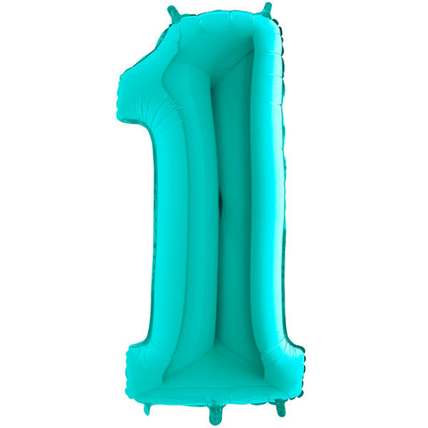 Foil Numbers Metallic Tiffany Balloons | 26"
