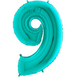 Foil Numbers Metallic Tiffany Balloons | 26"