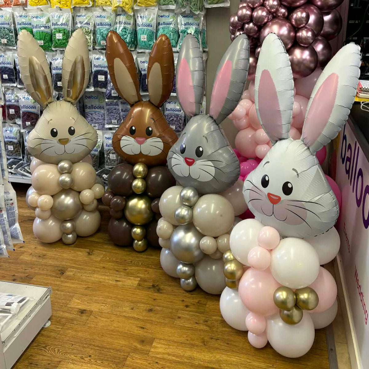 Reaster Rabbit Balloon Stack Easter – Talking Balloons