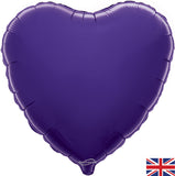 Foil Heart Plain Balloons | 18"
