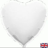 Foil Heart Plain Balloons | 18"