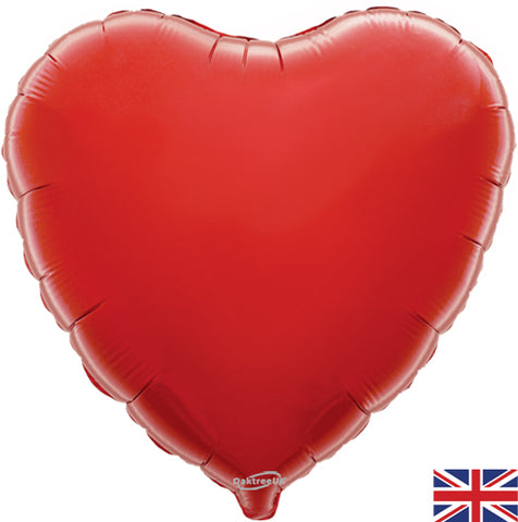 Foil Heart Plain Balloons | 18"