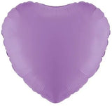 Foil Heart Plain Balloons | 18"