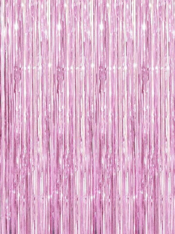 Pink Foil Curtain