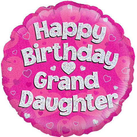 Happy Birthday Granddaughter | 18" Foil